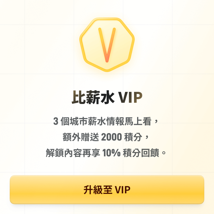 馬上升級比薪水 VIP