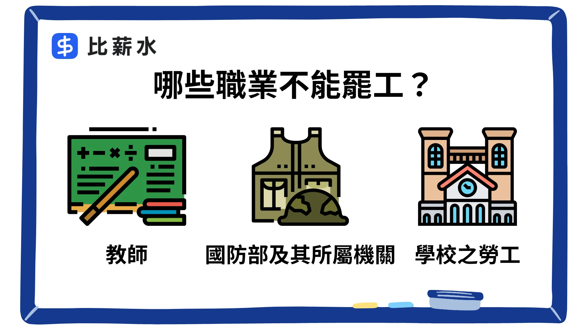 不能罷工-職業-老師-國防部-學校